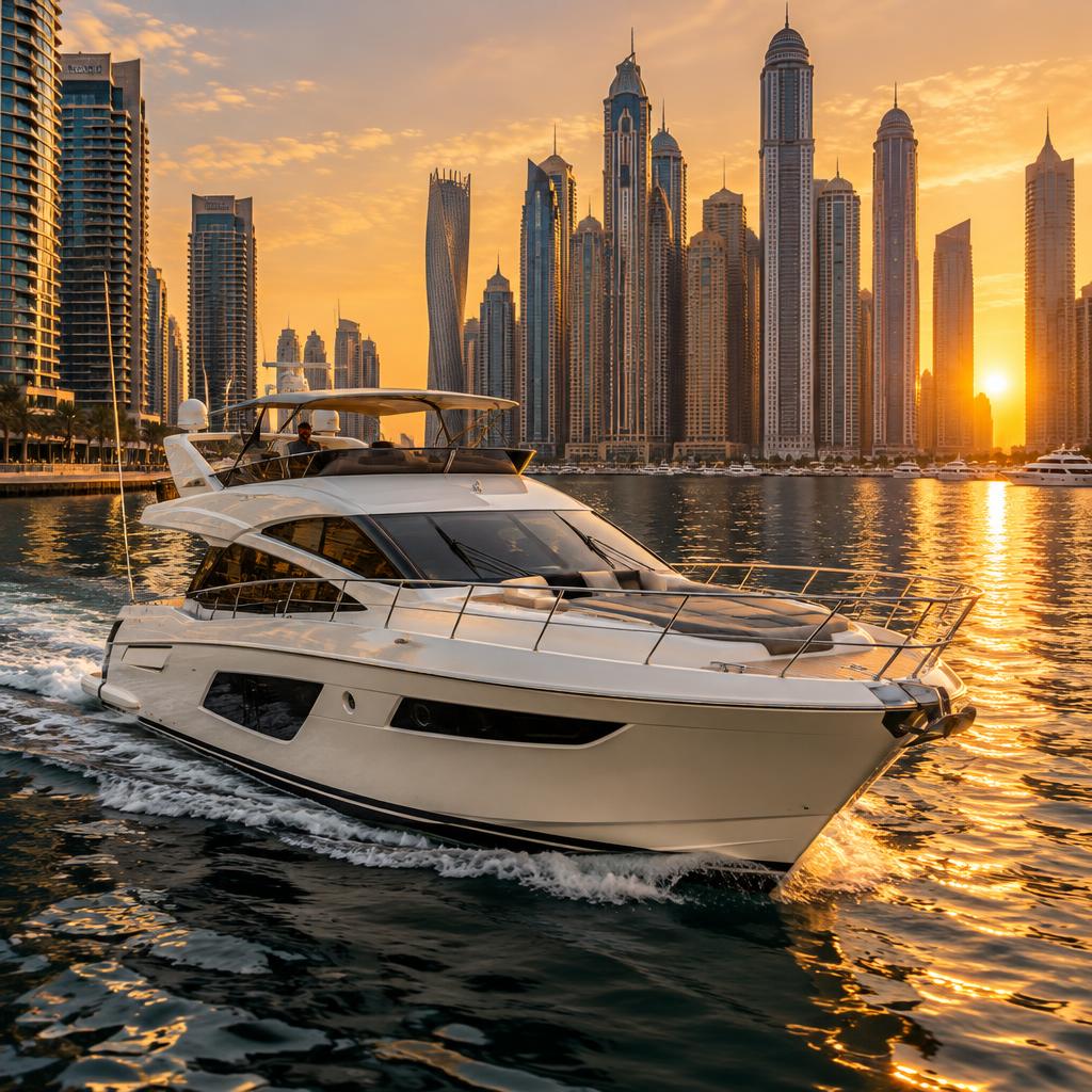 38 FT Monterey luxury yacht for rent in Dubai