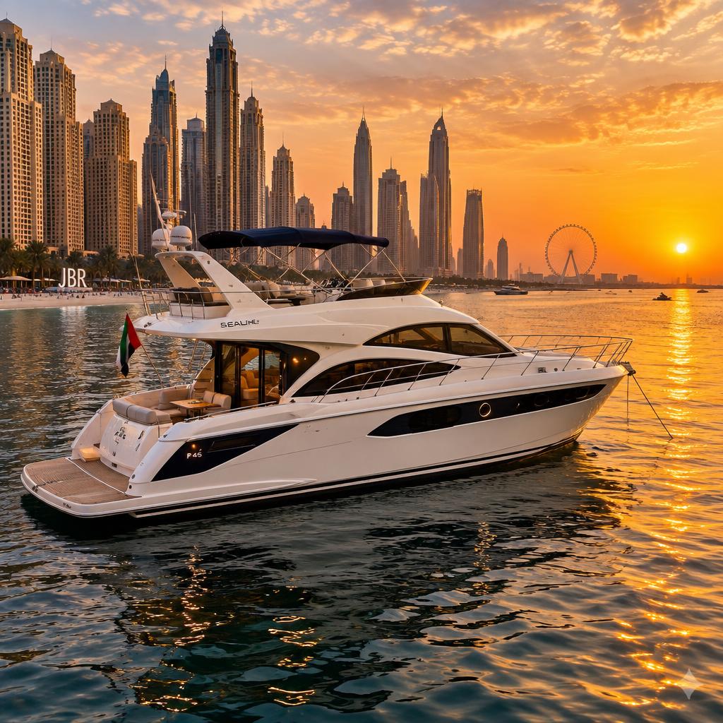 45 FT Sealine British luxury yacht for rent in Dubai