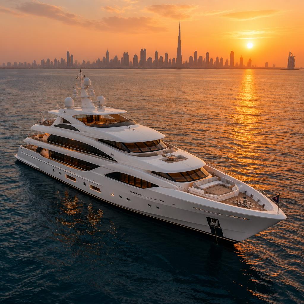 90 FT Superyacht luxury yacht for rent in Dubai